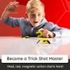 Fat Brain Toys Magshuto Mag-Kit Series 1 Quick Circuit Yellow and Black, Magnetic Trick Shot System, Open-Ended Disc-Launching Skill Challenge for Ages 6 and Up view 2