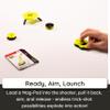 Fat Brain Toys Magshuto Mag-Kit Series 1 Quick Circuit Yellow and Black, Magnetic Trick Shot System, Open-Ended Disc-Launching Skill Challenge for Ages 6 and Up view 3