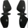 1 Pair SwellPro FD3/FD1+ Drone Propellers (1CW+1CCW), Quick Release Carbon Fiber Blades Compatible with Fisherman FD3 and FD1+ Fishing Drone view 1