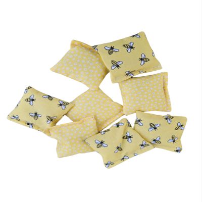 Bee print Mini bean bag toss game 3" replacement mini bags