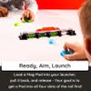 Fat Brain Toys Magshuto Knockout Rail, Magnetic Trick Shot System, Unique 2 Player Magnet Launching Game for Kids and Tweens Ages 6 and Up view 3