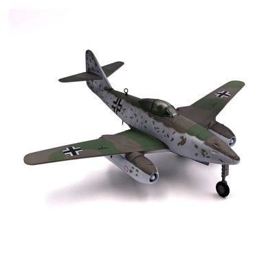 OQMAZO Die Cast Plane 1 72 for World War II Messerschmitt Me262 Jet Fighter Aircraft Model Old Finished Aircraft Gift Finished Metal Airplane