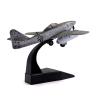 OQMAZO Die Cast Plane 1 72 for World War II Messerschmitt Me262 Jet Fighter Aircraft Model Old Finished Aircraft Gift Finished Metal Airplane view 3
