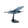 LIUSANGLIU Scale Aircraft 1: 100 for US F/A-18F Fighter Model Alloy Finished Aircraft Model Display Plane Model Decorative Souvenirs Suitable for Display view 2