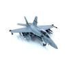LIUSANGLIU Scale Aircraft 1: 100 for US F/A-18F Fighter Model Alloy Finished Aircraft Model Display Plane Model Decorative Souvenirs Suitable for Display view 4