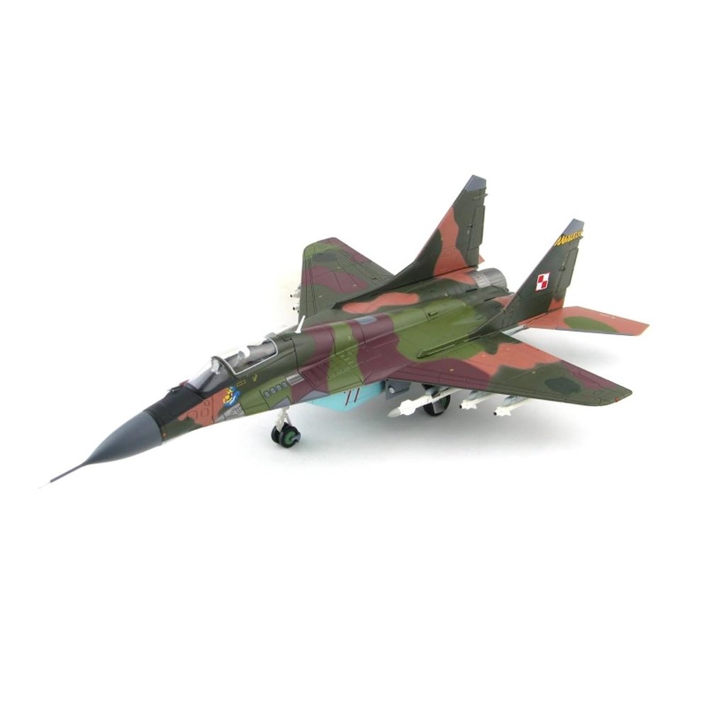 LIUSANGLIU Scale Aircraft 1/72 for Polish MIG-29A Fulcrum Fighter Model 1st Fighter Aviation Regiment 1996 Alloy Airplane Model Gifts Suitable for Display