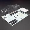 ARRMA Big Rock Crew Cab 4X4 Trimmed Body (Clear), ARA-1381 view 1