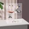4-Tier Acrylic Display Case, Clear Jewelry Storage Box Art Collection Stand Showcase Display Cabinet with Lock Key for Stores Display Collectibles Figures, 11.81x5.9x15.75inch view 2