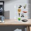 4-Tier Acrylic Display Case, Clear Jewelry Storage Box Art Collection Stand Showcase Display Cabinet with Lock Key for Stores Display Collectibles Figures, 11.81x5.9x15.75inch view 3