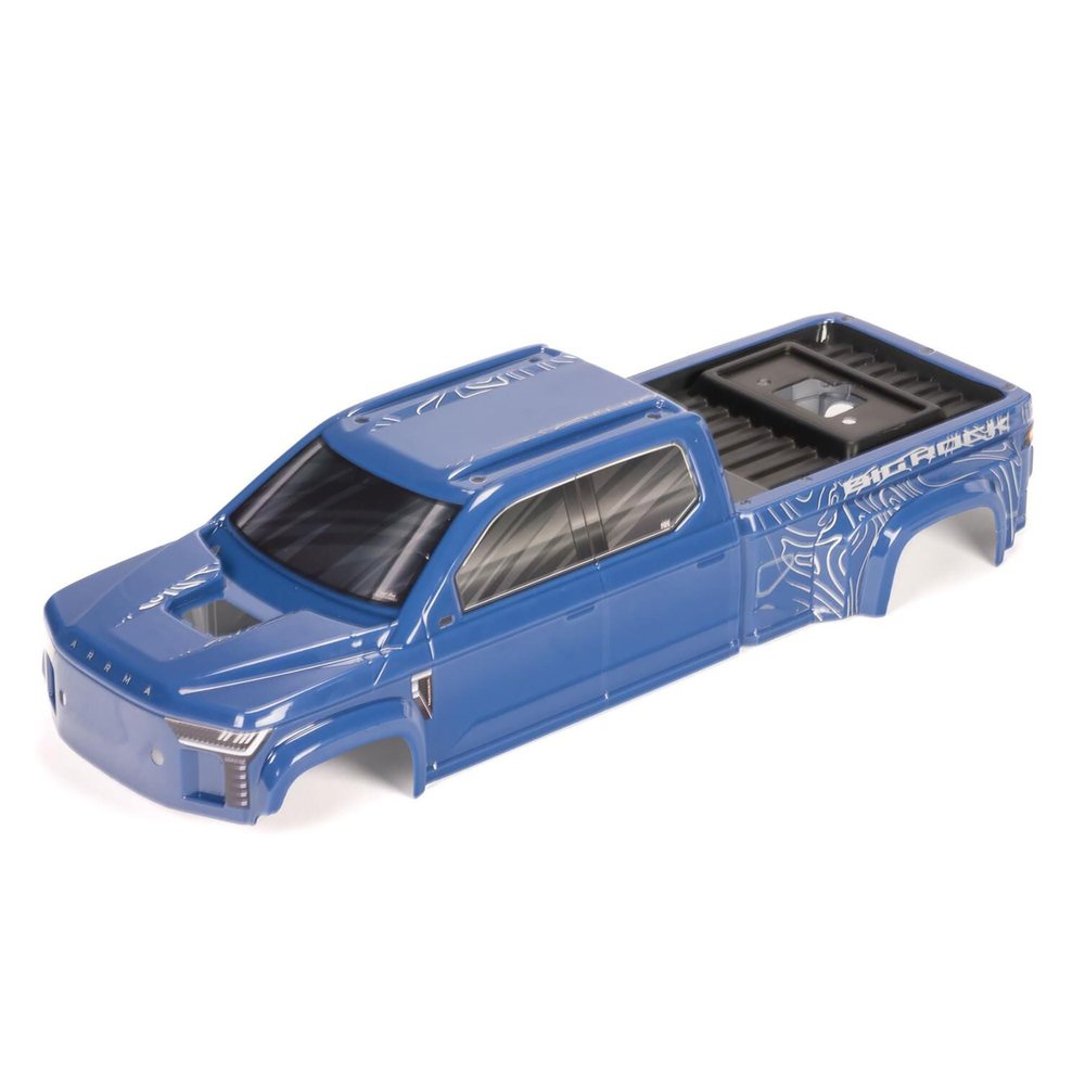 ARRMA Big Rock 4X4 Crew Cab Clipless Painted Decaled Trimmed Body (Blue), ARA-1386
