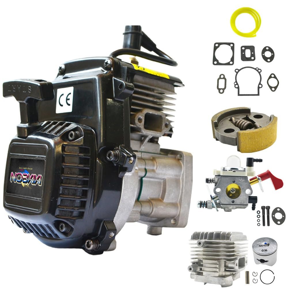 30.5cc 1/5 Scale 2-Stroke Gasoline RC Engine with Carburetor Fit for Baja HPI Losi Redcat Rovan Compatible with Zenoah ChongYang FLMLF RCMK KM Rovan
