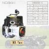30.5cc 1/5 Scale 2-Stroke Gasoline RC Engine with Carburetor Fit for Baja HPI Losi Redcat Rovan Compatible with Zenoah ChongYang FLMLF RCMK KM Rovan view 2
