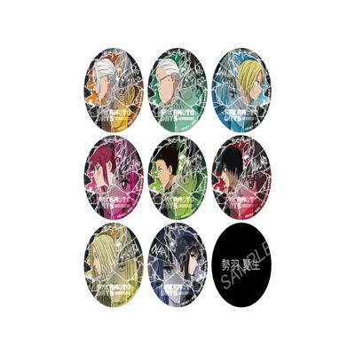 AFORCE x DRAGON HORSE SAKAMOTO DAYS Trading Holo Can Badges Box of 9