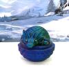 3D Printed Dragon with Dragon Egg, Articulated Dragon Tri- Color Easter Baby Dragon, Fidget ADHD Autism oy Executive Desk Toy BD001- Easter (Red Green Blue) view 1