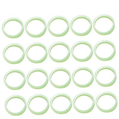 Holibanna 100pcs Luminous Ring Pack for Women Finger Ring Disco Party Decorations Glow Party Supplies