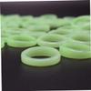 Holibanna 100pcs Luminous Ring Pack for Women Finger Ring Disco Party Decorations Glow Party Supplies view 2
