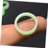 Holibanna 100pcs Luminous Ring Pack for Women Finger Ring Disco Party Decorations Glow Party Supplies view 4