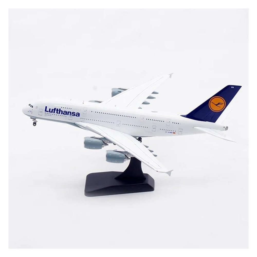LIUSANGLIU Scale Aircraft 1/400 for German A380 Aircraft Model D-AIMM Alloy Plane Model Simulated Scale Aircraft Decorative Souvenirs Suitable for Display