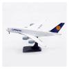 LIUSANGLIU Scale Aircraft 1/400 for German A380 Aircraft Model D-AIMM Alloy Plane Model Simulated Scale Aircraft Decorative Souvenirs Suitable for Display view 1