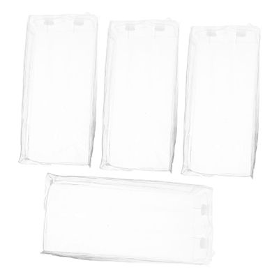 SKISUNO 5pieces Transmitter Protective Sleeve Durable Transparent PVC Weather Case for Industrial Wireless Remote Control Easy Installation Compatible with Various Models