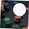 CIYODO 2pcs Poker Chips Box Storage Organizer Lids Poker Chips Tray Stackable Storage Box view 4