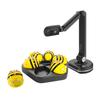 6 STEM Bee Bots Coding Robot See & Say Version, 1 Docking Station with Free Joyusing V500S 8MP Document Camera | Educational Programming Classroom & Online Teaching Learn Robotics view 1
