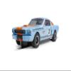 Scalextric C4570 Shelby GT350 - Gulf Edition Slot car Racing view 1