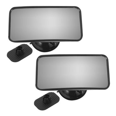 SEWOART 2pcs Rearview Car Mirror Adjustable Shatterproof Boy Girl Safety Mirror for Easy Monitoring Rotation Compatible with Various Vehicles