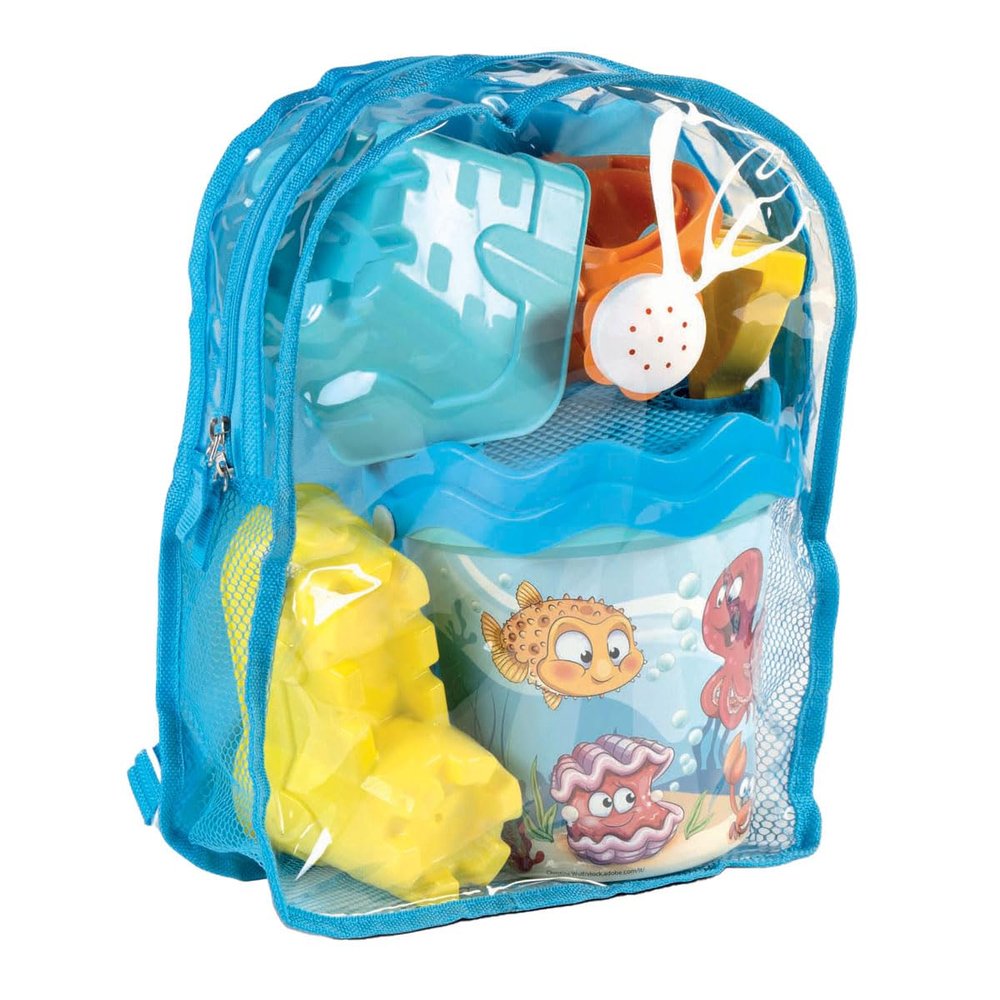 Androni Rugzak with Zeedieren Beach Set, 7 Pieces