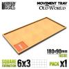 Greenstuff World GSWD-12571 MDF Movement Tray 7.1 x 3.5 inches (180 x 90 mm) (1 Piece) Exhibition Base view 3