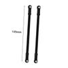 Abaodam 8pc Aluminum Alloy Pull Tie Rods for Rc Model Car Compatible Wheelbase Smooth Design for Enhanced Performance view 2