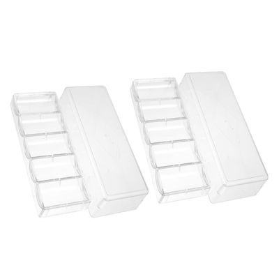 Totority 2pcs Storage Containers Lids Poker Chips Rack Chips Box Cover Small Organizer Box Organizer Bins