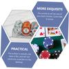 Totority 2pcs Storage Containers Lids Poker Chips Rack Chips Box Cover Small Organizer Box Organizer Bins view 3