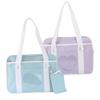 BESTYASH Candy Student Bag School Satchel Thick Straps Sky-blue and White Design for Teens Schooling Travel and Outdoor Activities view 4