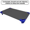 10 Pack Daycare Cot Sheets, 22" x 40" Daycare Cot Size Sheet with Corner Elastic Loops for Child Boys Girls, Breathable, Durable & Easy Care Nap Mat Bedding for Toddlers & Preschoolers, Dark Grey view 2