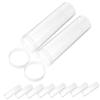 OFFSCH 10pcs Transparent Coin Storage Tubes Coin Collecting Holders for Safe Display and Organization of Collectibles Diameter view 1