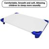 10 Pack Daycare Cot Sheets, 22" x 52" Daycare Cot Size Sheet with Corner Elastic Loops for Child Boys Girls, Breathable, Durable & Easy Care Nap Mat Bedding for Toddlers & Preschoolers, White view 2