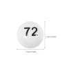 Abaodam 75pcs Plastic Lottery Numbered Game Props for Raffles Bingo and Party Activities Lightweight and Portable Design Readable Numbers for Easy Use view 2