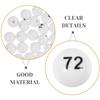 Abaodam 75pcs Plastic Lottery Numbered Game Props for Raffles Bingo and Party Activities Lightweight and Portable Design Readable Numbers for Easy Use view 4