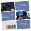 CORHAD 2pcs Sturdy Poker Chips Rack Poker Chips Storage Container Box Cover Case Tray Visible Tray view 3