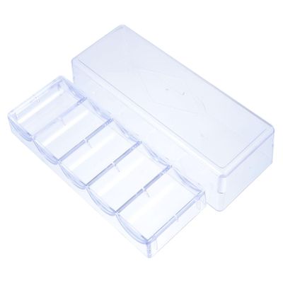 Gogogmee 1pc Storage Box for Mahjong Chips Capacity Container Design Organize up to Poker Chips Material for Easy Visibility and Storage