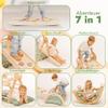 Goodevas 5-in-1 Toddler Climbing Toys Indoor Set - Pikler Triangle, Climbing Arch, Balance Cushion, Montessori Climbing Gym for Toddlers 1-3, Foldable Wooden Baby Activity Center, Jungle Gym for Kids view 4