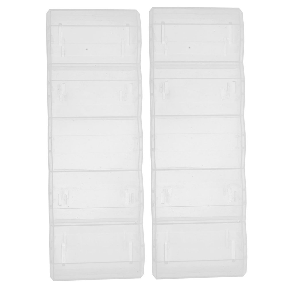 BRIGHTFUFU 2pcs Professional Poker Chip Holder Case Tray Plastic Poker Chip Storage Box Case Lid for Game Multi-function Organizer
