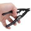 RC Shock Clamp Shaft Universal Shock Pliers Assembly Tool 1/8 1/24 RC Car Fans Lightweight Aluminum Black view 2