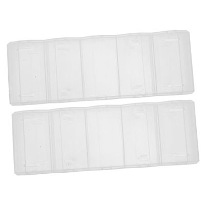 NAMOARLY 2pcs Large Capacity Poker Chip Organizer Plastic Poker Chip Box Dividers Easy Access