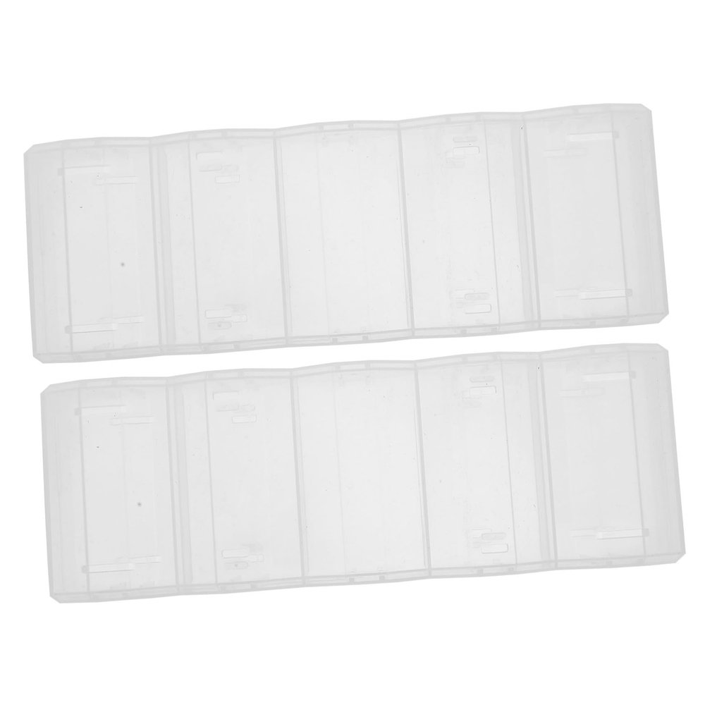 NAMOARLY 2pcs Large Capacity Poker Chip Organizer Plastic Poker Chip Box Dividers Easy Access