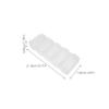 FELTECHELECTR 2pcs Clear Poker Chip Case with Lid Portable Storage Organizer for Chips Plastic Holder for Gaming and Parties for view 2