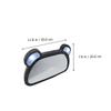 Abaodam Car Mirror Car Interior Rear Mirror Rotatable Led Lighting Easy to Install view 4