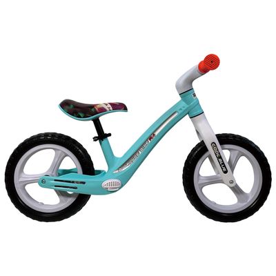 RANGS R4 Balance Bike, Blue, Resin, Lightweight, 5.1 lbs (2.3 kg), Easy to Carry, 2 Years Old and Small Footrest Pedal, CE Certified