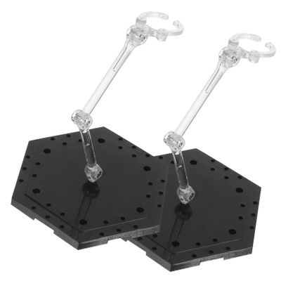 GLSTOY 2pcs Adjustable Desktop Display Rack Figures Model Stands Toy Figures Stands